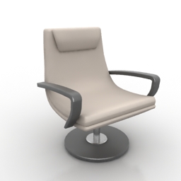 armchair f1444- 3D Model Preview #65940e44