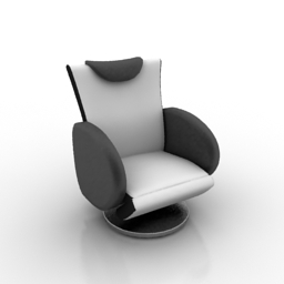 armchair f1181 3D Model Preview #d8a1b2f3
