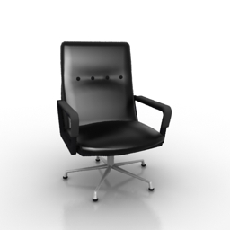 armchair f1183 3D Model Preview #0f7ecf52