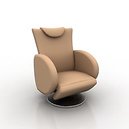 armchair f1182 3D Model Preview #1cddf37d