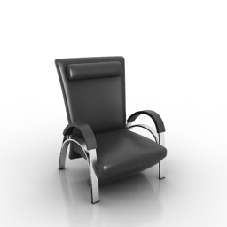 armchair f1434 3D Model Preview #3e599e0d