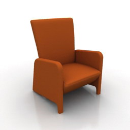 armchair f1424 3D Model Preview #f2f559e5