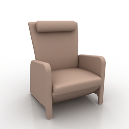 armchair f1425 3D Model Preview #c19f72a4