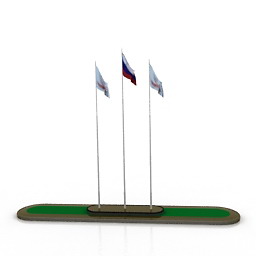 Flagpole Free 3D Models