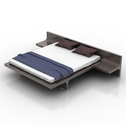bed bernini 3D Model Preview #4aa96f44