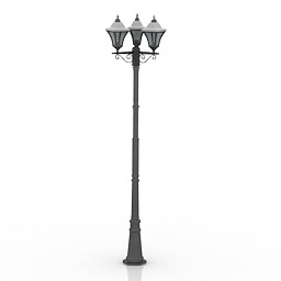 lamppost 3D Model Preview #79112efb