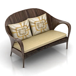 sofa 2 3D Model Preview #43e70da8