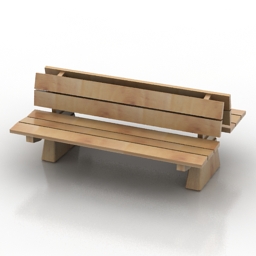 Bench Lappset free 3D model - .gsm .obj .3ds .max #fbc3dfe2