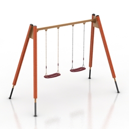 Swing Lappset free 3D model - .gsm .obj .3ds .max #81882703