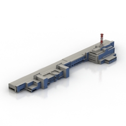 Nuclear Power Plant Chernobyl free 3D model - .gsm .obj .3ds .max #82cbf005