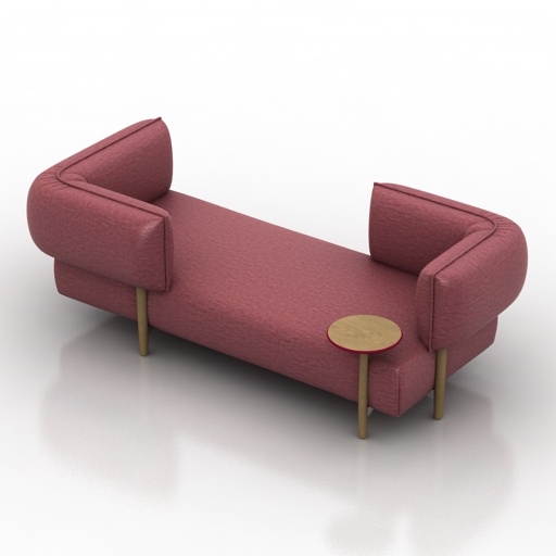 Sofa By Patricia Urquiola Moroso Free 3D Model - .gsm .obj .3ds .max # ...