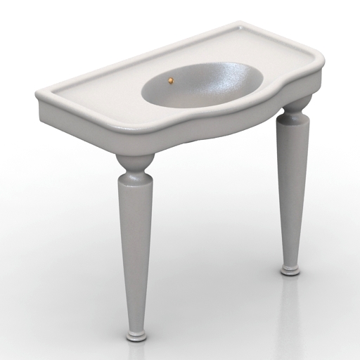 Sink Vitra Efes free 3D model - .gsm .obj .3ds .max #defe90ed