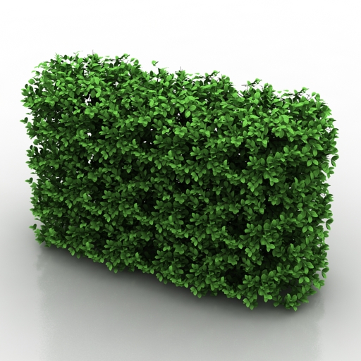 Bush Fencing free 3D model - .gsm .obj .3ds .max #bb5e327c