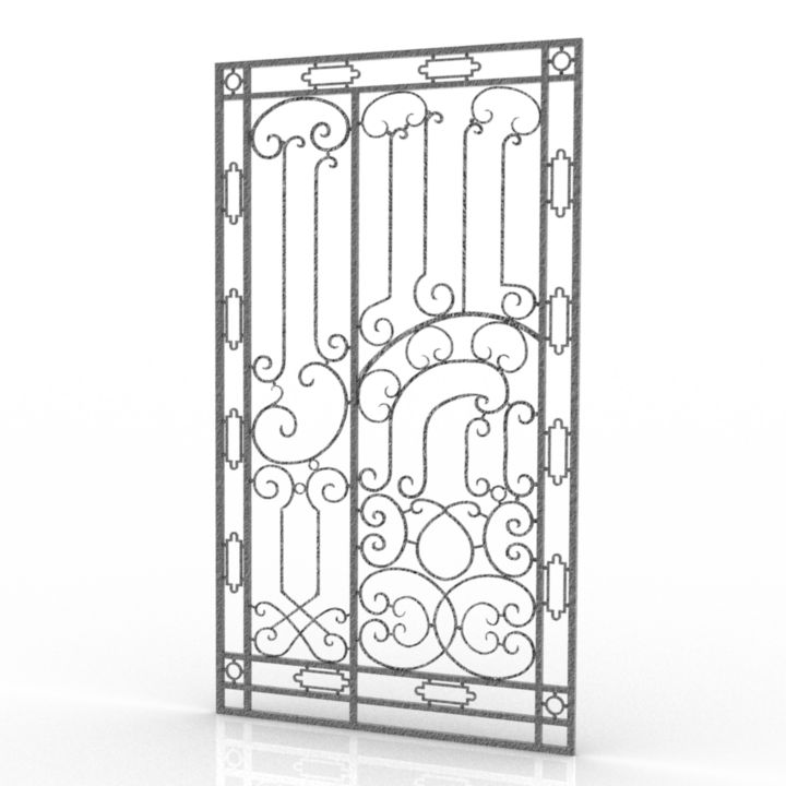 Forged Gate free 3D model - .gsm .obj .3ds .max #c30fa04c